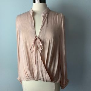 L.V.N. Wrap Top Size M